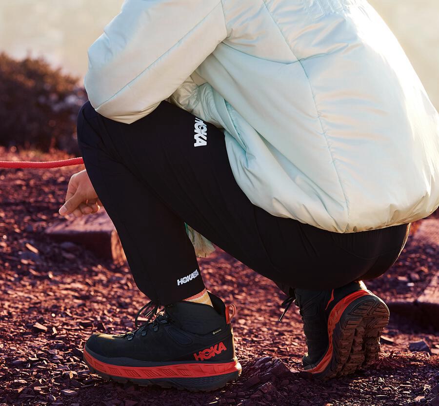 Hoka One One Mens Pants - Jogger - Black - WVJA58049